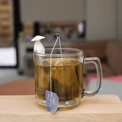 Kikkerland CU127 Support de sachet de thé Blanc