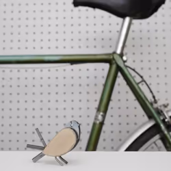 Multi-outils pour Vélo - Kikkerland - Oiseau - 5 clés allen - Tournevis cruciforme - Compact