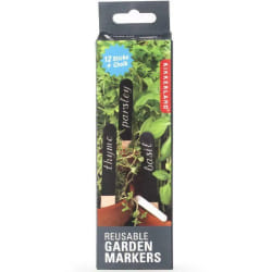 Kikkerland Marque-plantes en ardoise - 12 pièces