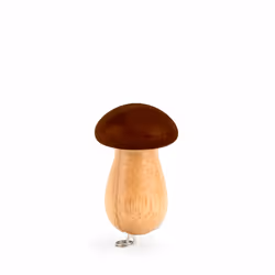 Kikkerland CD146, Couteau à champignon, Acier inoxydable, Polypropylène (PP), Bois, Marron, Argent, Bois