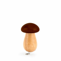 Kikkerland CD146 couteau de poche Couteau à champignon Marron, Argent, Bois