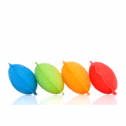 Kikkerland CU274, Bleu, Vert, Orange, Rouge, Rond, 4 pièce(s)