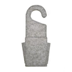 Kikkerland OR96 Organisateur de stockage suspendu Feutrine Gris