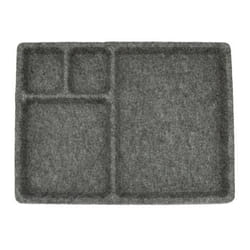 Kikkerland OR112 module de classement de bureau EVA (Acétate de vinyle d'éthylène), Feutrine, Polyester Gris