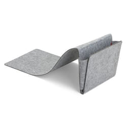 Kikkerland OR113 Organisateur de stockage suspendu Carton, Feutrine, Polyester Gris