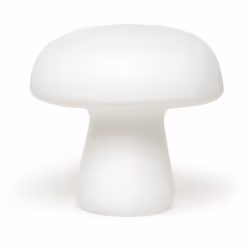Lampe à poser H11.5cm Champignon - Kikkerland - Blanc -