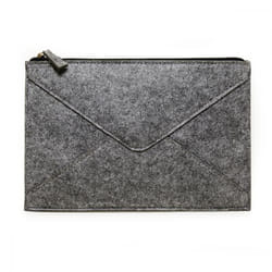 Pochette de rangement en feutre taille S - Kikkerland - Gris foncé -