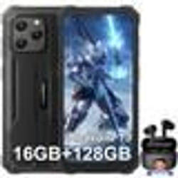 Smartphone Incassable Blackview BV5300 Plus 61 16Go+128Go Android 13 Noir avec Écouteurs Bluetooth Blackview Airbuds8(Noir)