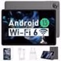 Blackview Tab 70 WiFi Tablette Tactile 10.1 pouces Android 14 2.4G+5G WiFi 6 RAM 12 Go ROM 64 Go-SD 1 To 6580mAh - Gris