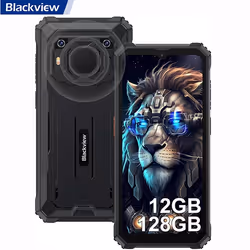 Téléphone Portable Incassable Blackview BV6200 Pro Android 13 656 HD+ 13000mAh/18W 12Go+128Go 13MP ÉtanchéFace IDDual SIM -