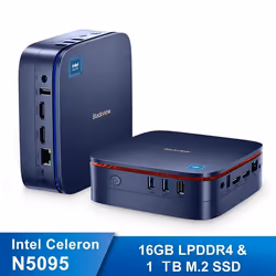 Mini PC Blackview MP60 Intel N5095 2.9 GHz Windows 11 Pro16 Go LPDDR4 / 1 To SSD Mini Ordinateur de bureauWi-Fi 2.4G+5G - Ble ...