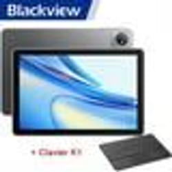 Blackview Tab 70 WiFi Tablette Tactile 10.1 8Go+64Go-1To 2.4G+5G WiFi6 6580mAh Android 13 Gris Avec Clavier K1