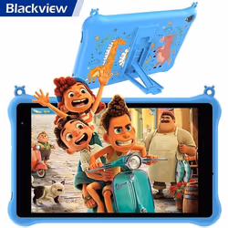 BLACKVIEW Tab 50 Kids Tablette Enfant 8 HD 6Go+64Go-SD 1To 5580mAh Wifi Android 13 Contrôle Parental Protection des Yeux - Bl ...