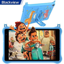 BLACKVIEW Tab 50 Kids Tablette Enfant 8 HD 6Go+64Go-SD 1To 5580mAh Wifi Android 13 Contrôle Parental Protection des Yeux - Bleu