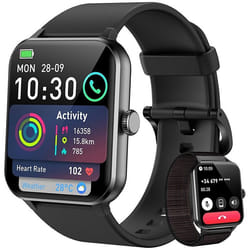 Blackview R50 Montre Connectée avec Moniteur de Sommeil et de fréquence Cardiaque 100+ Modes Sportifs - Noir