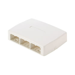 Panduit CBXQ6AW-A boitier de prise de courant RJ-45 Blanc