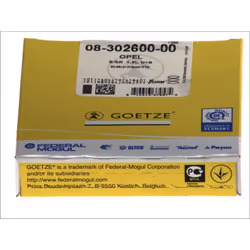 Jeu de segments de piston GOETZE 08-302600-00
