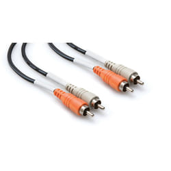 Hosa Technology 1m 2 x RCA/2 x RCA câble audio 2 m Multicolore