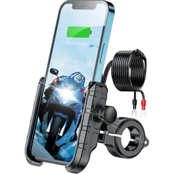 Support de téléphone pour moto - GENERIC - KEWIG - Chargeur USB QC 3.0 - Étanchéité IP66 - Rotation 360°