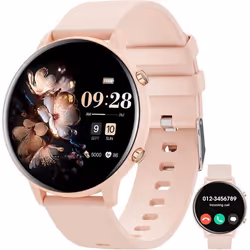 Hwagol Montre Connectée Homme Femme 1.39 Smartwatch avec Appel BluetoothPodometreMoniteur Sommeilavec 140 SportifsSmartwatch