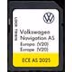 Carte SD Navigation GPS Europe - v20 ECE 2025 - compatible avec Volkswagen VW Discovery Media 2 MIB2 - Navigation AS - 32 GB