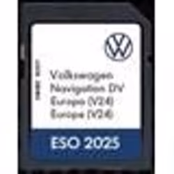 Carte SD Navigation GPS Europe - v24 ESO 2025 - compatible avec Volkswagen VW Discovery Pro (MIB2 HIGH)