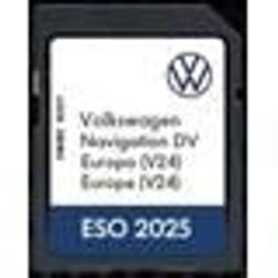 Carte SD Navigation GPS Europe - v24 ESO 2025 - compatible avec Volkswagen VW Discovery Pro (MIB2 HIGH)