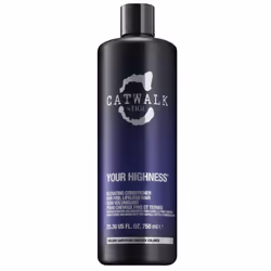 Tigi Catwalk Your Highness Elevating Conditioner 750 ml, Femmes, Après-shampoing non-professionnel, Cheveux fins, Volume, 750 ...