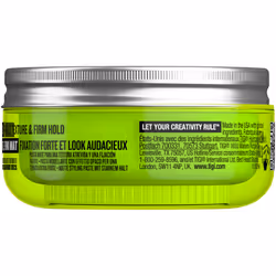 Bed Head PÂTE COIFFANTE, FINI MAT, FIXATION FORTE ET LOOKS AUDACIEUX 57 g