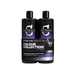 TIGI Shampoing avec après-shampoing Catwalk Fashionista - Cheveux blonds gris ou blancs - 2 x 750 ml