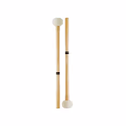 Promark OPTIMA, Mallets, Bois, Noir, Blanc, Bois, Hickory, Feutrine, Ovale