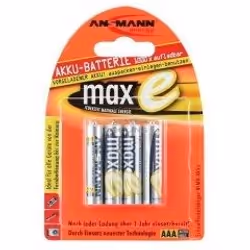 Ansmann 5035042, AAA, Hybrides nickel-métal (NiMH), 1,2 V, 800 mAh, 10.5 x 44.5