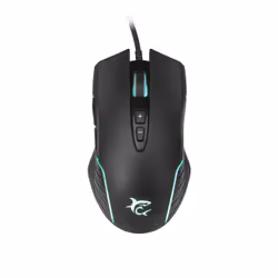 White Shark GM-5003 AZARAH, Ambidextre, Optique, USB Type-A, 6400 DPI, Noir
