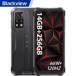 Téléphone Portable Incassable 4G Blackview BV9200 6.6 Android1214Go+256Go/SD-1To50MP+8MP5000mAh(66W) Charge sans filNFC - Noi ...