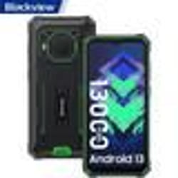 Blackview BV6200 Téléphone Portable Incassable 656 Android 13 13000mAh 8Go+64Go 8MP+13MP IP68 ÉtanchéFace IDDual SIM - Vert