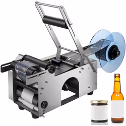 Étiqueteuse Semi-automatique de Bouteilles Rondes MT-50 Cette étiqueteuse de bouteilles a un effet idéal sur l'utilisation ré ...