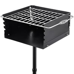 Barbecue à Charbon de Bois - VEVOR - Grill Extérieur en Acier 41x41x20cm Enterrer