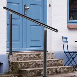 Rampe dEscalier - VEVOR - 121cm Main Courante - Noir pour Jardin Parc Extérieur