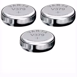 Varta 3 Piles oxyde argent V379 SR521SW SR43 379 155V