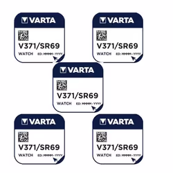 Varta 5 Piles oxyde argent V371 SR69 371 155V ( Accessoire alimentation ) -