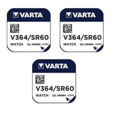 Varta 3 Piles oxyde argent V364 SR621 SR621SW 364 155V ( Accessoire alimentation ) -