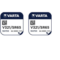 Varta 2 Piles oxyde argent V321 SR65 SR616SW 321 155V