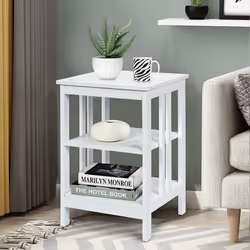 Attributs : 【Beaucoup d'espace de rangement:】 Avec ses trois niveaux d'espace de rangement, cette table est très pratique et  ...