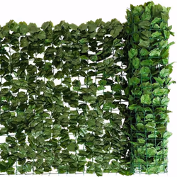 Matériel: plastique -Style: Feuilles de Lierre -Taille (appprox.): 150 x 300 CM -Liste de colisage: 1 x rouleau de criblage; ...