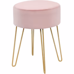 Description générale Ce tabouret repose-pieds en velours allie style moderne et fonctionnalité. Sa conception robuste en MDF  ...