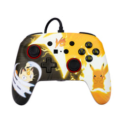 PowerA NSGP0039-02 accessoire de jeux vidéo Noir, Jaune USB Manette de jeu Analogique Nintendo Switch