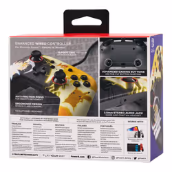 PowerA NSGP0039-02 accessoire de jeux vidéo Noir, Jaune USB Manette de jeu Analogique Nintendo Switch - Vue supplémentaire 13