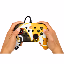 PowerA NSGP0039-02 accessoire de jeux vidéo Noir, Jaune USB Manette de jeu Analogique Nintendo Switch - Vue supplémentaire 9