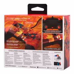 PowerA NSGP0040-02 accessoire de jeux vidéo Multicolore USB Manette de jeu Analogique/Numérique Nintendo Switch - Vue supplémentaire 12