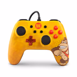 PowerA Donkey Kong, Manette de jeu, Nintendo Switch, Croix directionnelle, Analogique/Numérique, Avec fil, USB